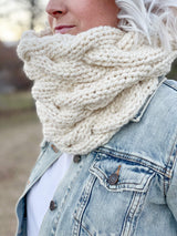 Knit Kit - Celebration Braided Cowl image 3 thumbnail