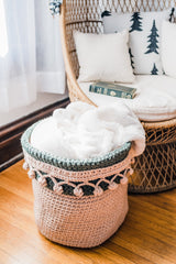 Crochet Kit - Fireside Basket image 3 thumbnail