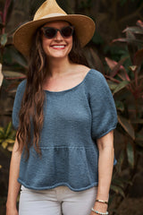 Knit Kit - Hibiscus Ruffle Tee image 3 thumbnail