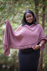 Knit Kit - Lacey Edge Shawl image 3 thumbnail