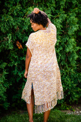 Crochet Kit - Lynn Fringe Vest image 3 thumbnail