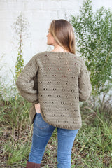 Crochet Kit - Puff Stitch Cardigan image 3 thumbnail