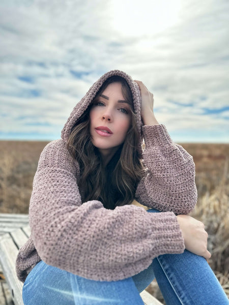 Crochet Kit - Hawthorn Hoodie – Lion Brand Yarn