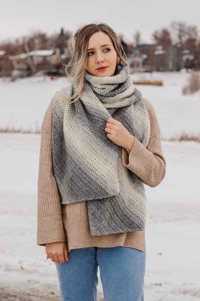 Crochet Kit - Woodward Scarf – Lion Brand Yarn