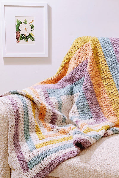 Crochet Kit - Lil Log Cabin Blanket – Lion Brand Yarn