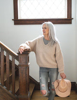 Knit Kit - The V-Neck Pullover image 3 thumbnail