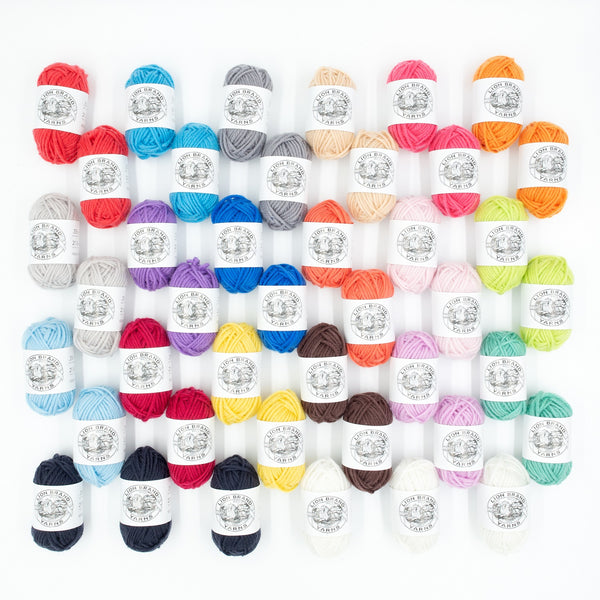 42pc Mini Yarn Sampler – Lion Brand Yarn