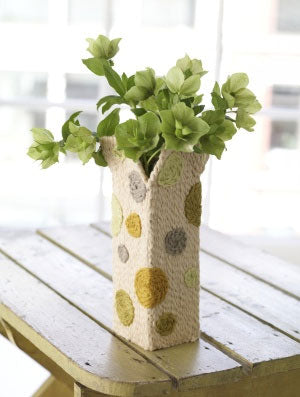 Recycled Milk Carton Vase (Crafts)