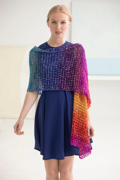 Openwork Shawl (Crochet) - Version 1 – Lion Brand Yarn