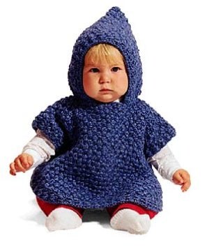 Baby Poncho Pattern (Crochet) - Version 1