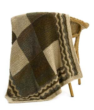 Border Patterned Blanket Pattern (Crochet)