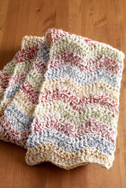 ripple scarf crochet pattern free