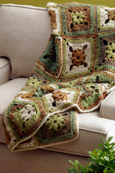 Calm Green Throw Pattern (Crochet) – Lion Brand Yarn