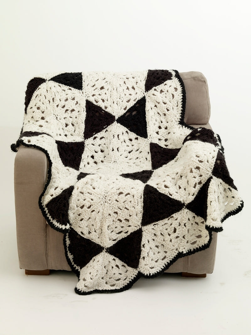 Crochet Triangle Afghan Pattern (Crochet)