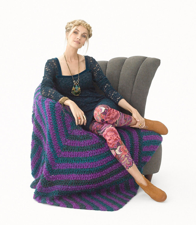 Eclectic Collector Afghan Pattern (Crochet)