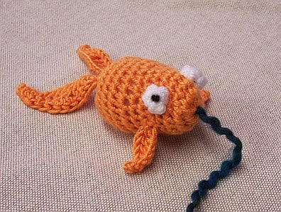 Goldfish Cat Toy Pattern (Crochet)