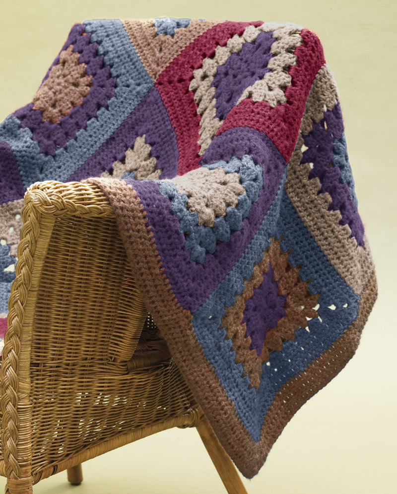 Granny Throw Pattern (Crochet) - Version 1