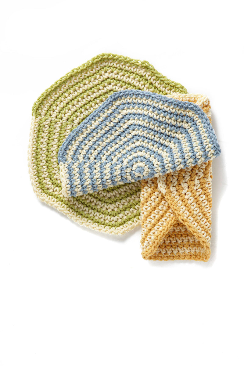 Hermosa Beach Washcloth Set (Crochet)
