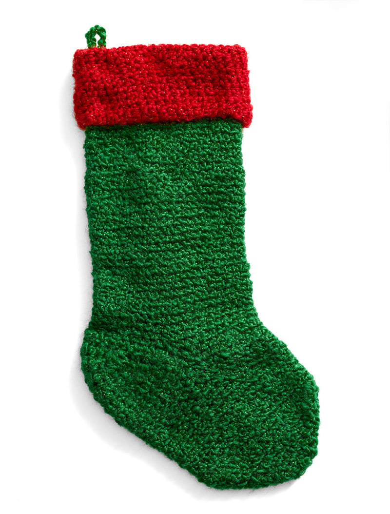 Holiday Cheer Stocking (Crochet) - Version 2