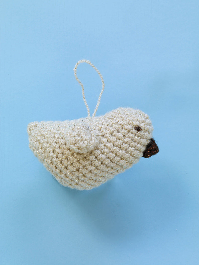 Holiday Dove Ornament (Crochet)