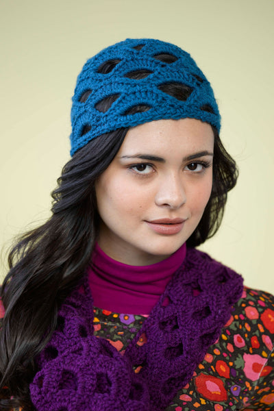 leinwande ラインヴァンド　Mix Yarn Crochet Hat Mix Yarn Crochet Hat/Yellow | leinwände | ラインヴァンドの