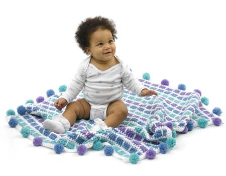 Pom Pom Blanket Pattern (Crochet)