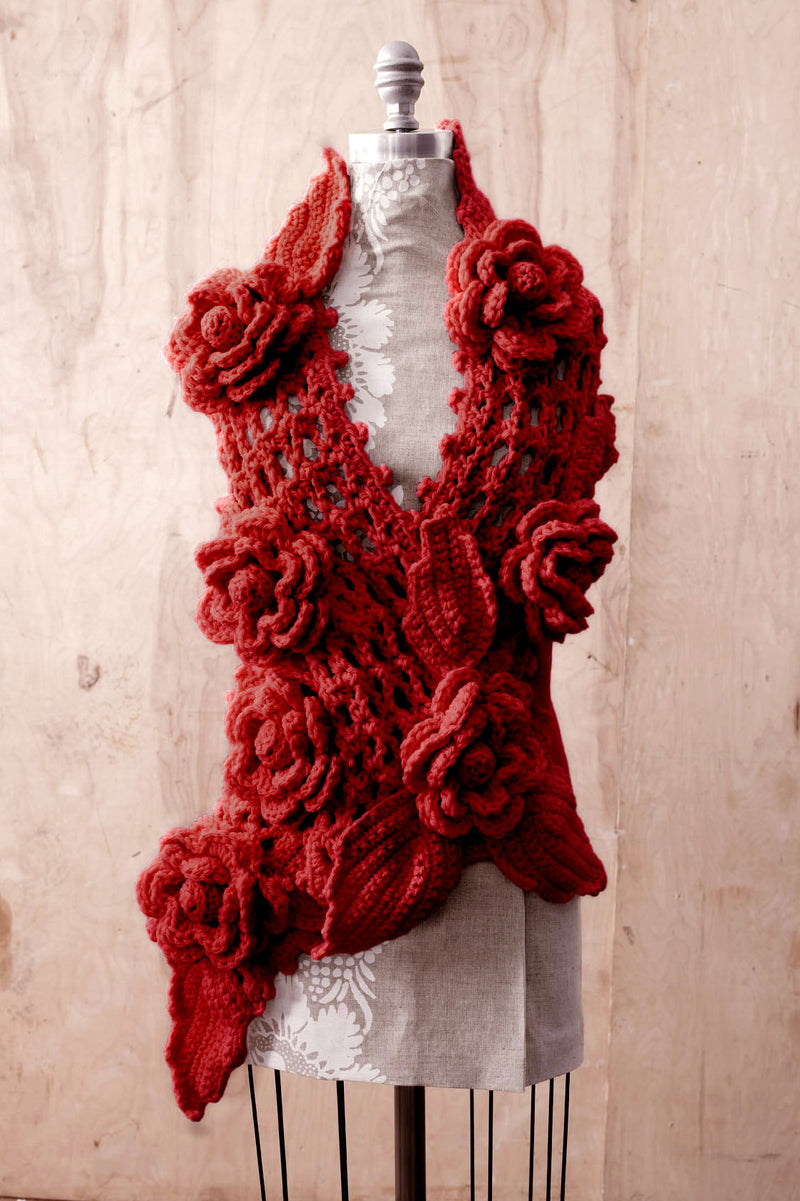 Rose of Tralee Scarf (Crochet)