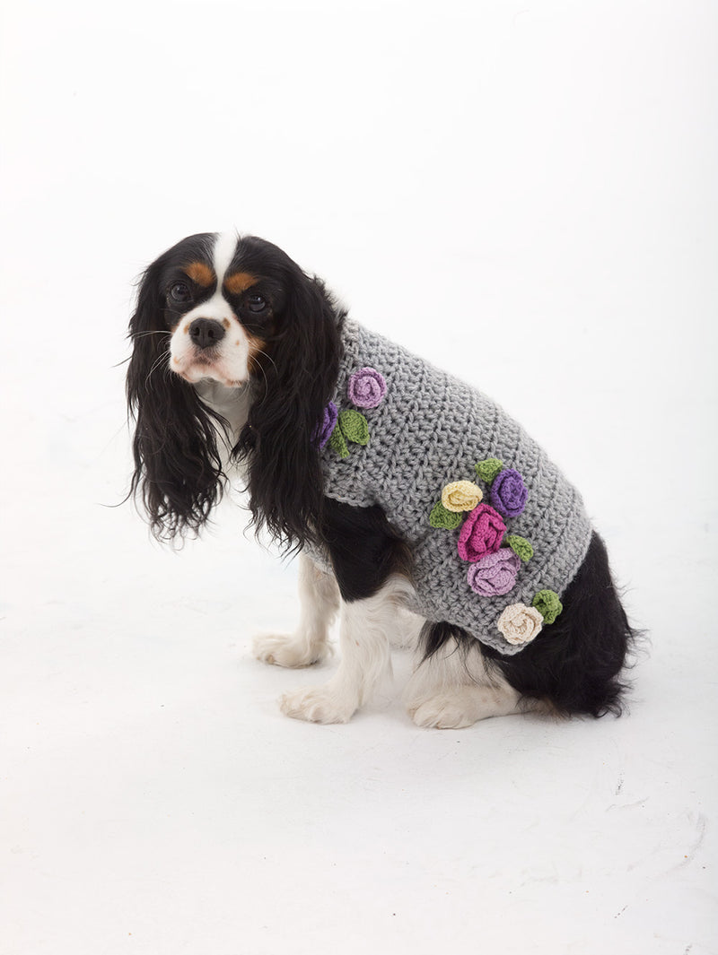 The Lady Who Lunches Dog Sweater Pattern (Crochet)