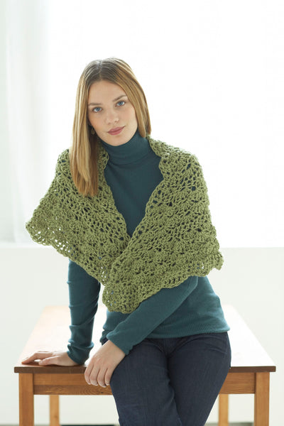 Tranquil Wrap (Crochet) – Lion Brand Yarn