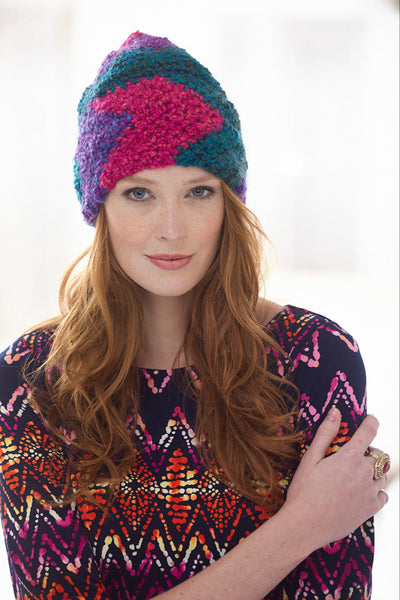 Zigzag Hat (Crochet) – Lion Brand Yarn