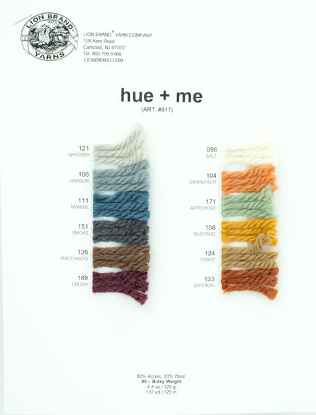  Lion Brand Knitting Yarn Hue & Me Yarn Saffron 617-133 (3-Pack)  Same Dye Lot Chunky Bulky #5 Soft 80% Acrylic, 20% Wool Bundle with 1  Artsiga Craft Bag