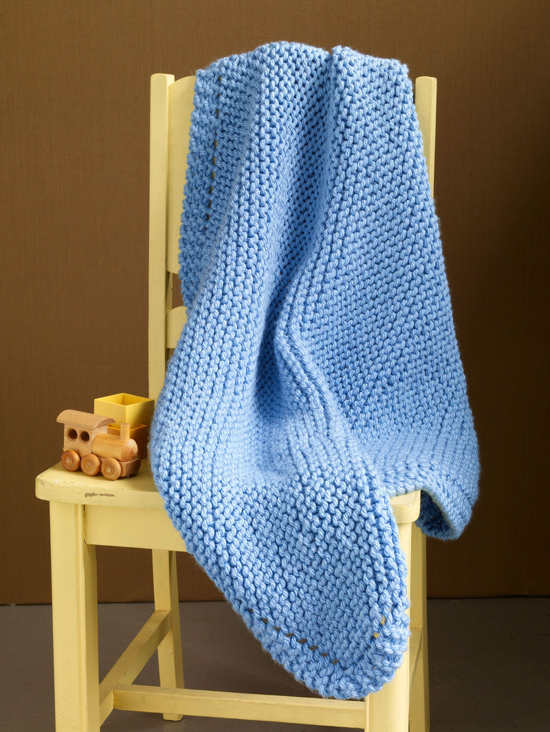 Bright Nursery Baby Throw Pattern (Knit)