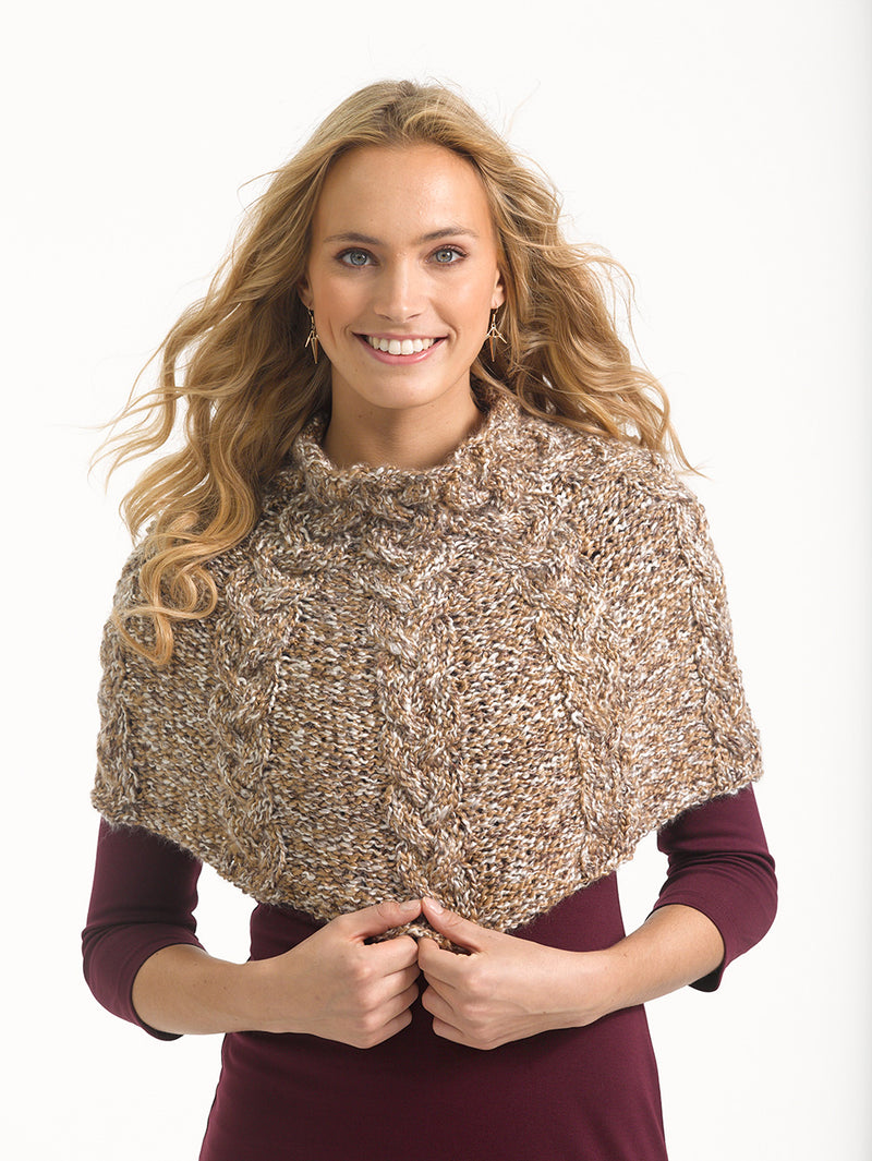Cabled Capelet Pattern (Knit)