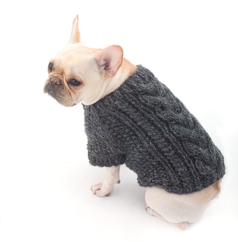 Cabled Dog Cardigan Pattern (Knit)