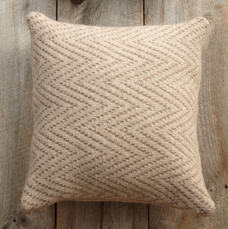 Chevron Felted Pillow Pattern (Knit)