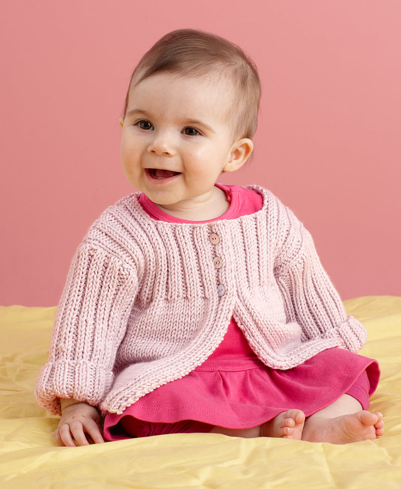 Everyday Baby Cardi Pattern (Knit) - Version 2