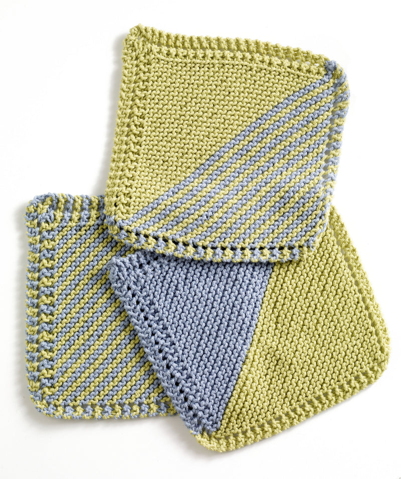 Garter Square Washcloths (Knit)