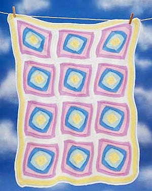 Geometric Baby Afghan Pattern (Knit)