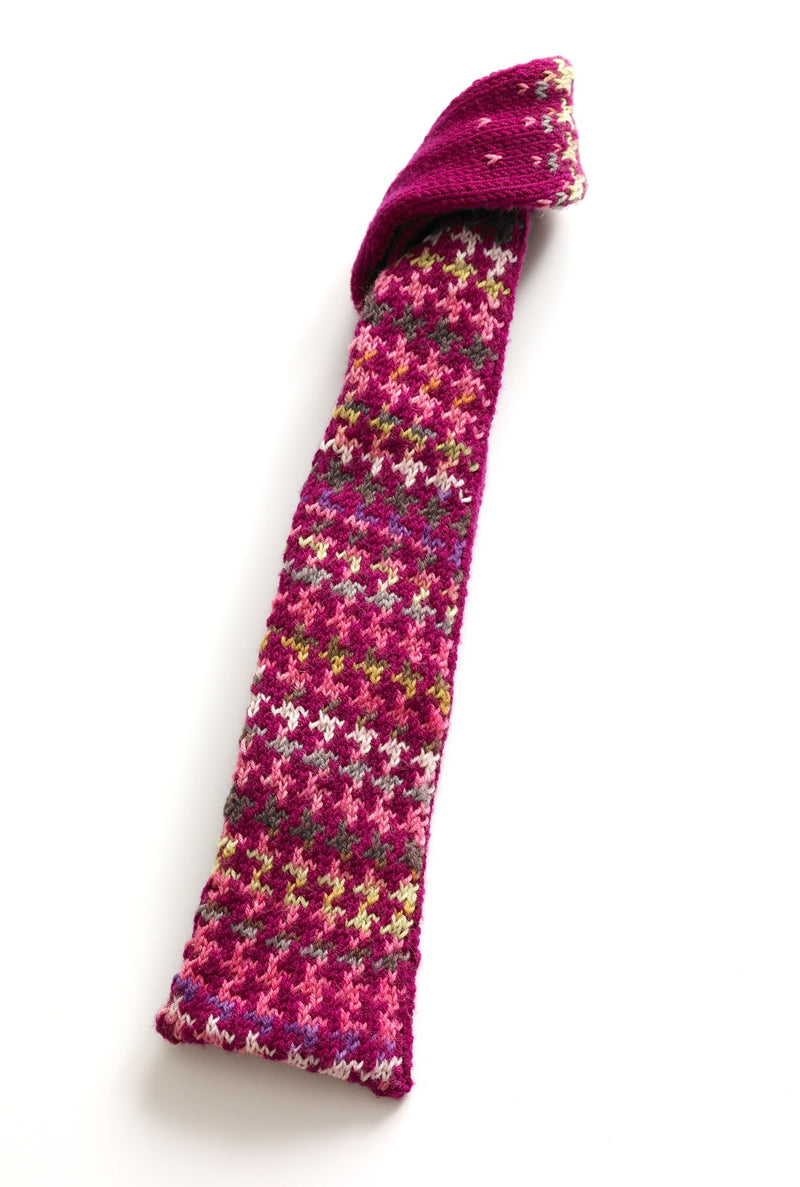 Houndstooth Check Tie Pattern (Knit)