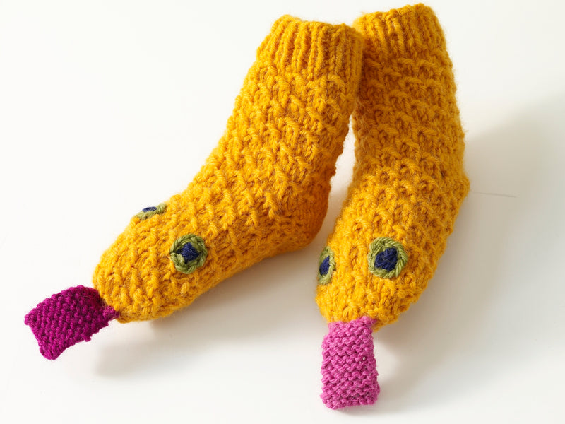 Knit Child's Snake Socks Pattern (Knit)