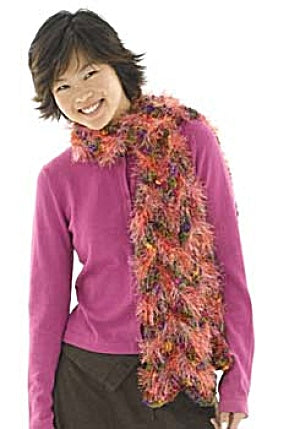Knitted Ripple Scarf
