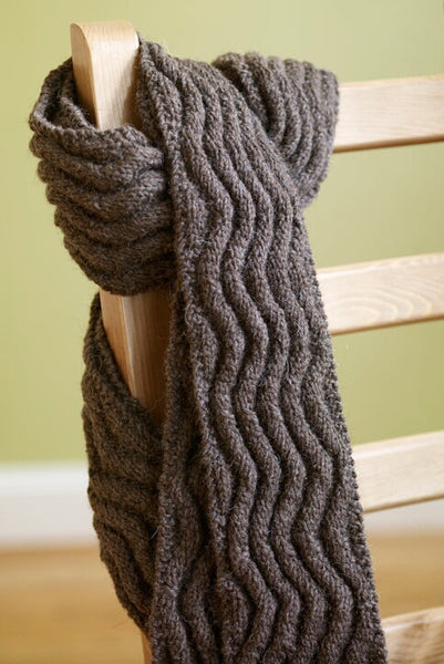 Meandering Rib Scarf Pattern (Knit) Version – Lion Brand Yarn