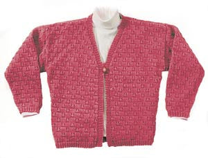 One Button Cardigan Pattern (Knit)