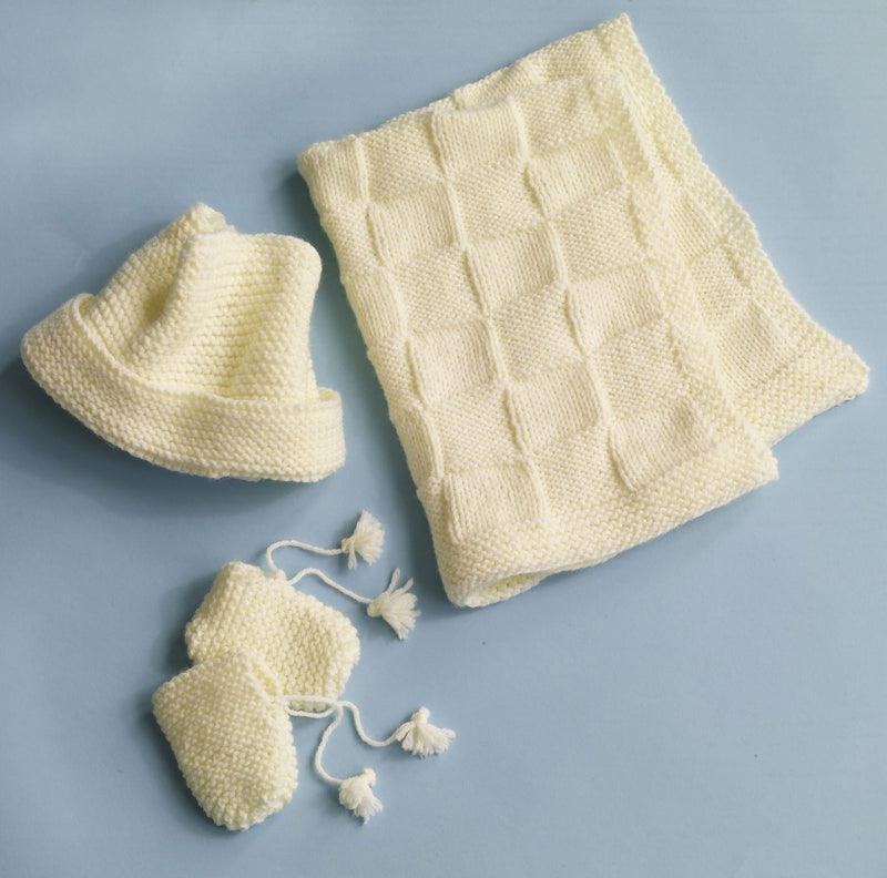 Simply Perfect Baby Set Pattern (Knit)