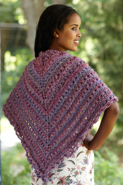 Splendid Triangle Shawl (Knit) - Version 2 – Lion Brand Yarn