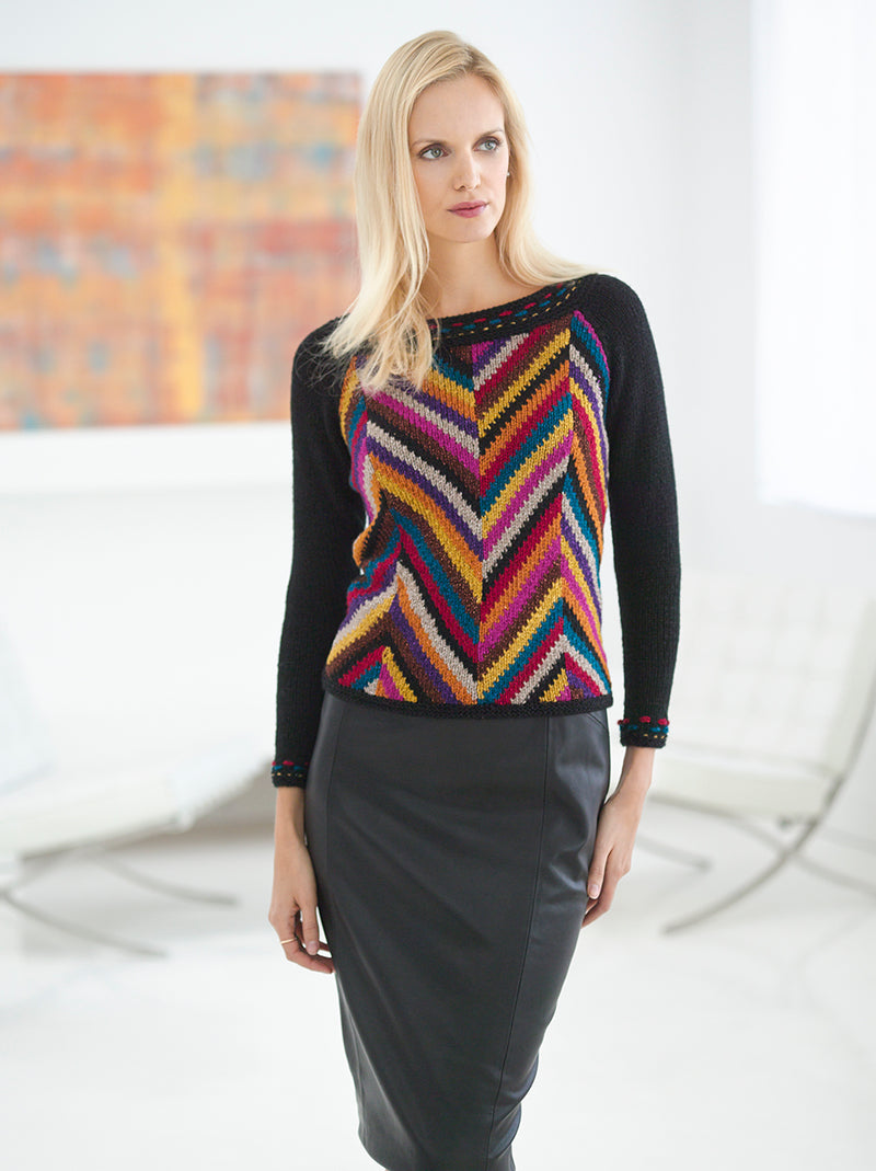Stained Glass Sweater Pattern (Knit)
