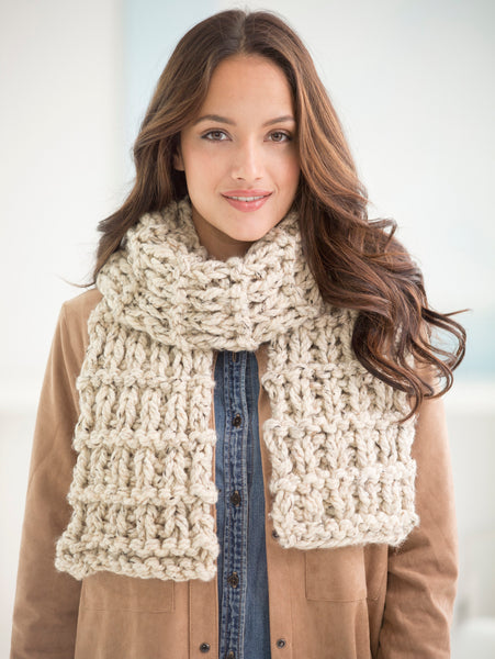 Windham Mountain Scarf (Knit) – Lion Brand Yarn