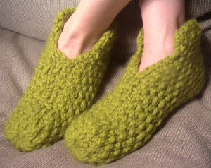 Loom-Knit Chunky Footies
