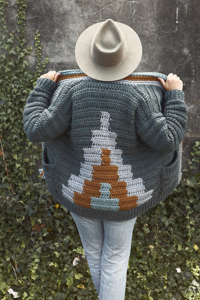 Mountaintop Cardigan (Crochet) – Lion Brand Yarn