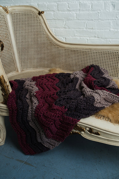 Tessie Crochet Ripple Throw Free Download